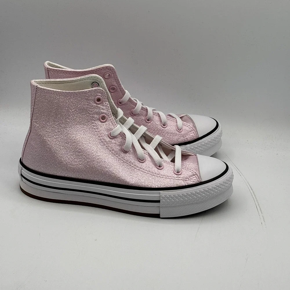 Converse CTAS EVA Lift Hi Shoes Kids Size 5 Pink White A17127F